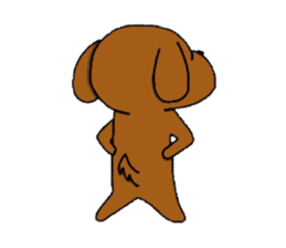 Feeling of the Dachshund name is Turkey sticker #832003