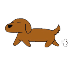 Feeling of the Dachshund name is Turkey sticker #832007