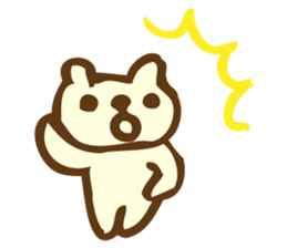 A handwritten cute bear, Nyamuta sticker #832611
