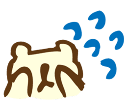 A handwritten cute bear, Nyamuta sticker #832616