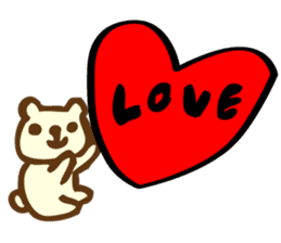 A handwritten cute bear, Nyamuta sticker #832623
