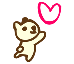 A handwritten cute bear, Nyamuta sticker #832626