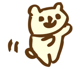 A handwritten cute bear, Nyamuta sticker #832638