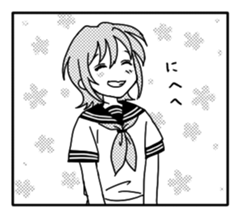 Manga Girls Sticker sticker #833867