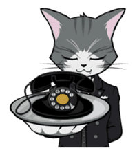 Cat Butler Darjeeling sticker #834065