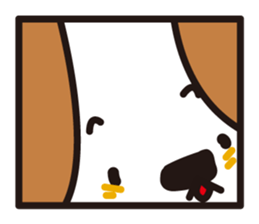 square dog sticker #834479