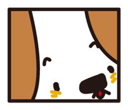 square dog sticker #834479