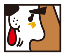 square dog sticker #834480