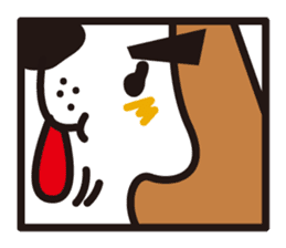 square dog sticker #834480