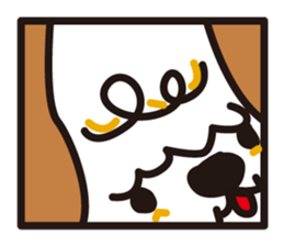 square dog sticker #834482