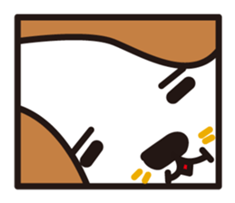 square dog sticker #834483