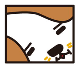 square dog sticker #834483