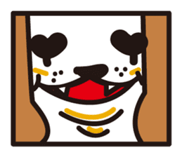 square dog sticker #834484