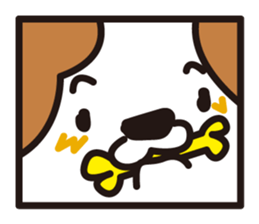 square dog sticker #834485