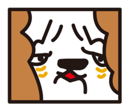 square dog sticker #834486