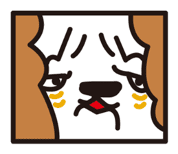 square dog sticker #834486