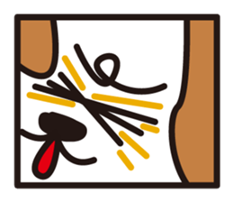 square dog sticker #834488