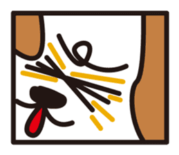 square dog sticker #834488