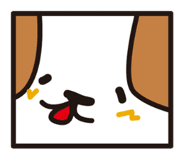 square dog sticker #834489