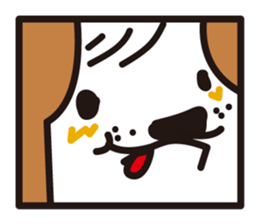 square dog sticker #834491