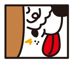 square dog sticker #834493