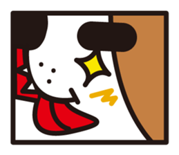 square dog sticker #834494