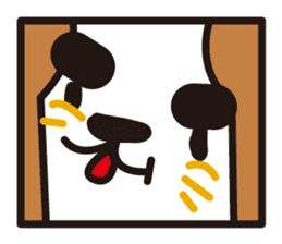 square dog sticker #834495