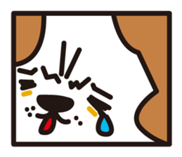 square dog sticker #834498