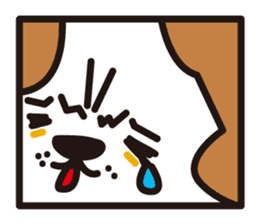 square dog sticker #834498