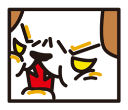 square dog sticker #834499