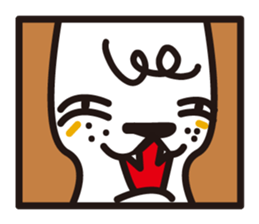 square dog sticker #834500