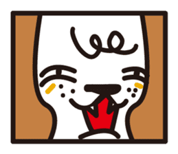 square dog sticker #834500