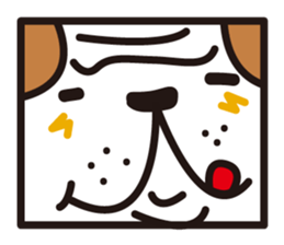 square dog sticker #834501