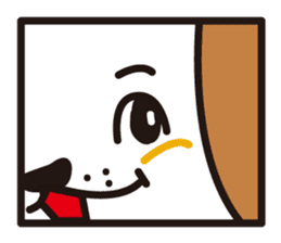 square dog sticker #834503