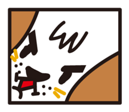 square dog sticker #834507