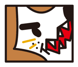 square dog sticker #834508