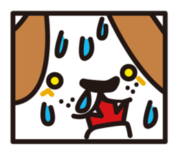 square dog sticker #834509