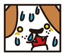 square dog sticker #834509