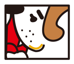 square dog sticker #834512