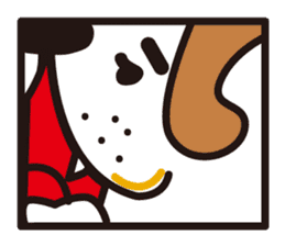 square dog sticker #834512