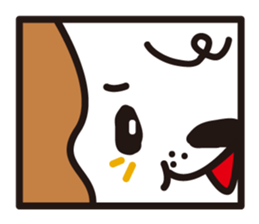 square dog sticker #834513