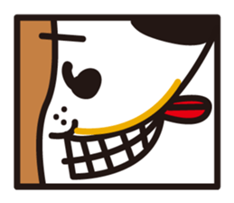 square dog sticker #834514