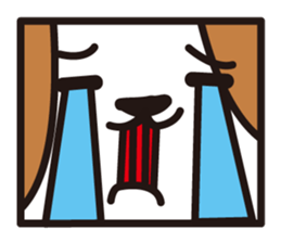 square dog sticker #834515