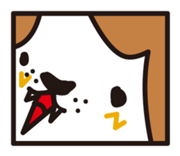 square dog sticker #834517