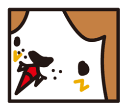 square dog sticker #834517
