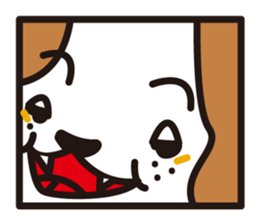 square dog sticker #834518