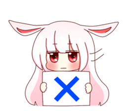 Yuki white rabbit sticker #834960