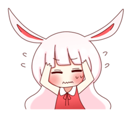 Yuki white rabbit sticker #834968