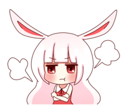 Yuki white rabbit sticker #834969