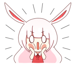 Yuki white rabbit sticker #834972